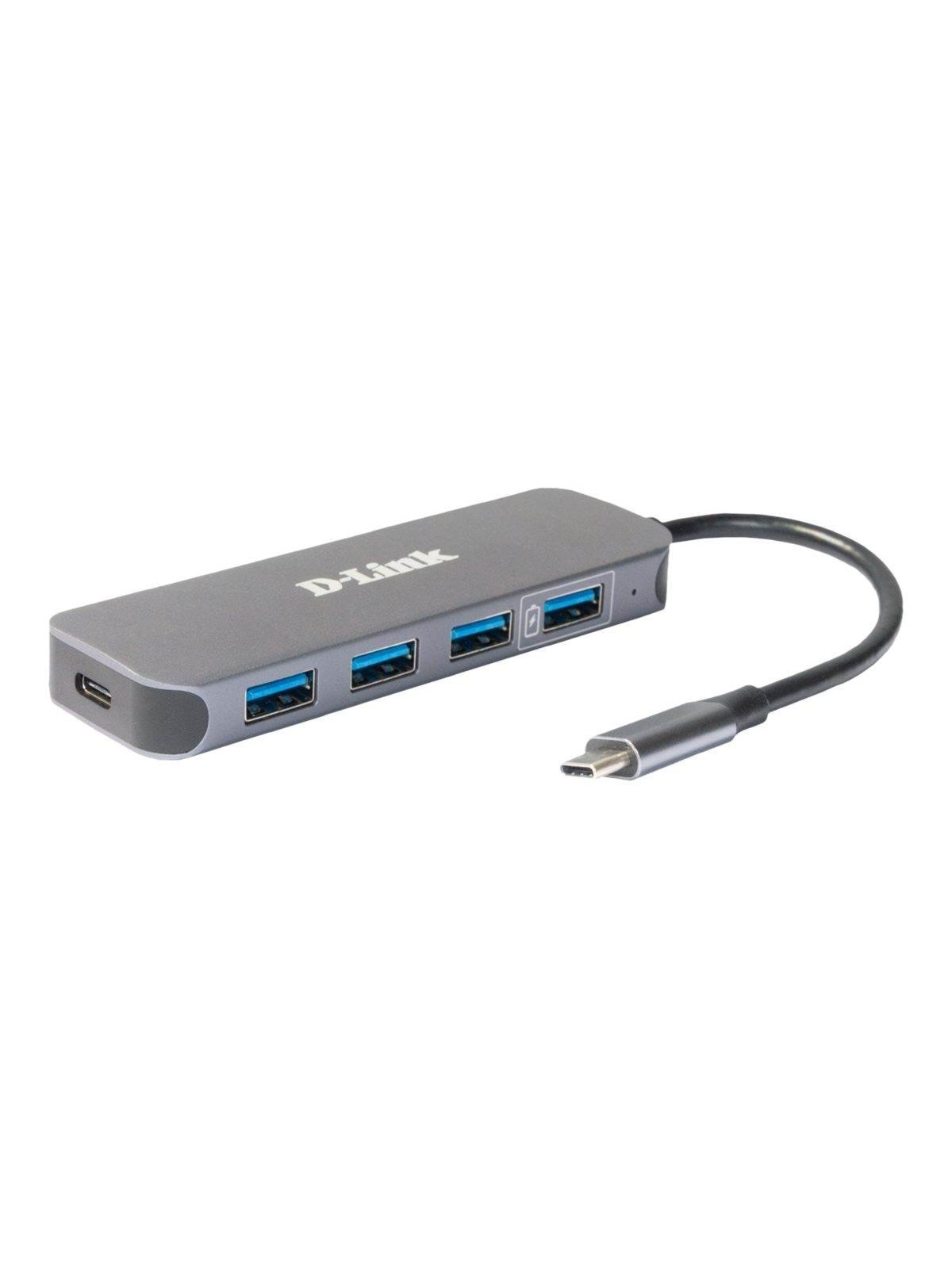 D-Link DUB-2340 - hub - 5 ports USB-Hubs - 5 - Grau