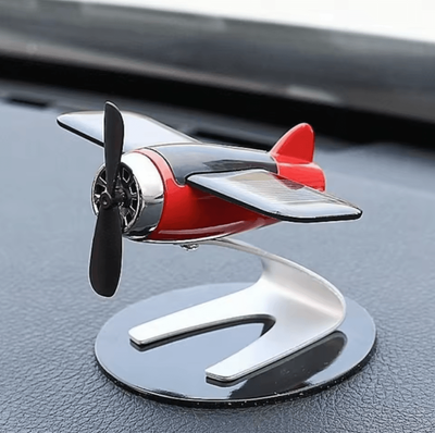 Uplift Curations Solar Airplane Car Decoration Creative Solar Powered Ornament For Car Interior And Desk Solar Airplane Car Decoration Creative Solar Powered Ornament For Car Interior And Desk