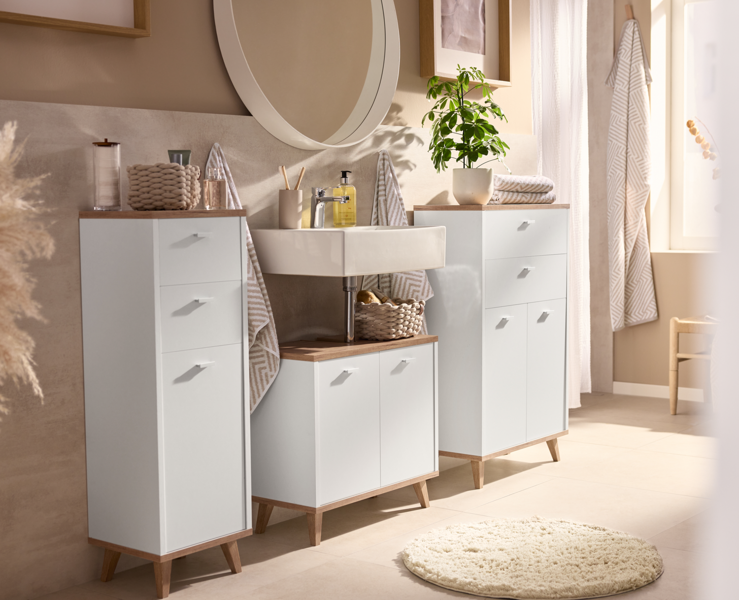 LIVARNO® Waschbecken-Unterschrank »Corfu«