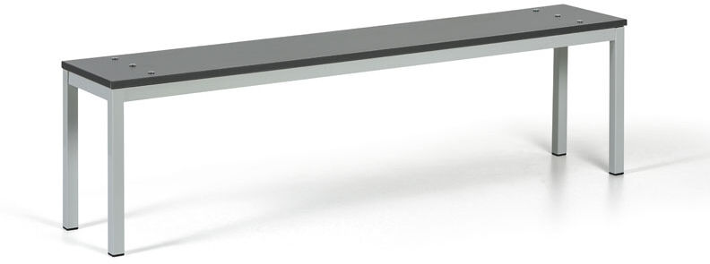 B2B Partner Garderobenbank, Sitz - Laminat, Länge 1500 mm, Graphit