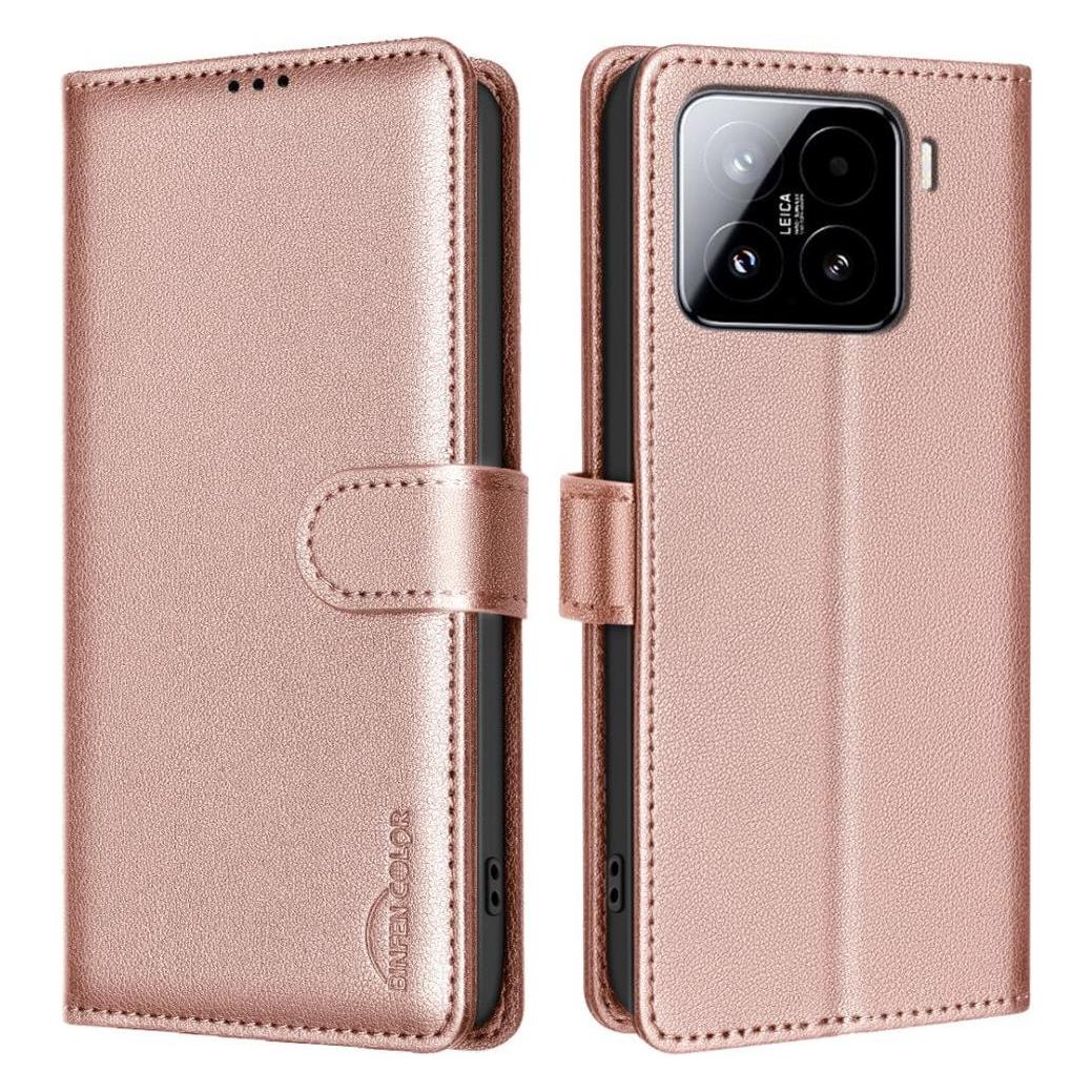 Binfen Color Xiaomi 15 - BINFEN Leder Etui Hülle mit RFID Blocker (Xiaomi 15) (54851543)