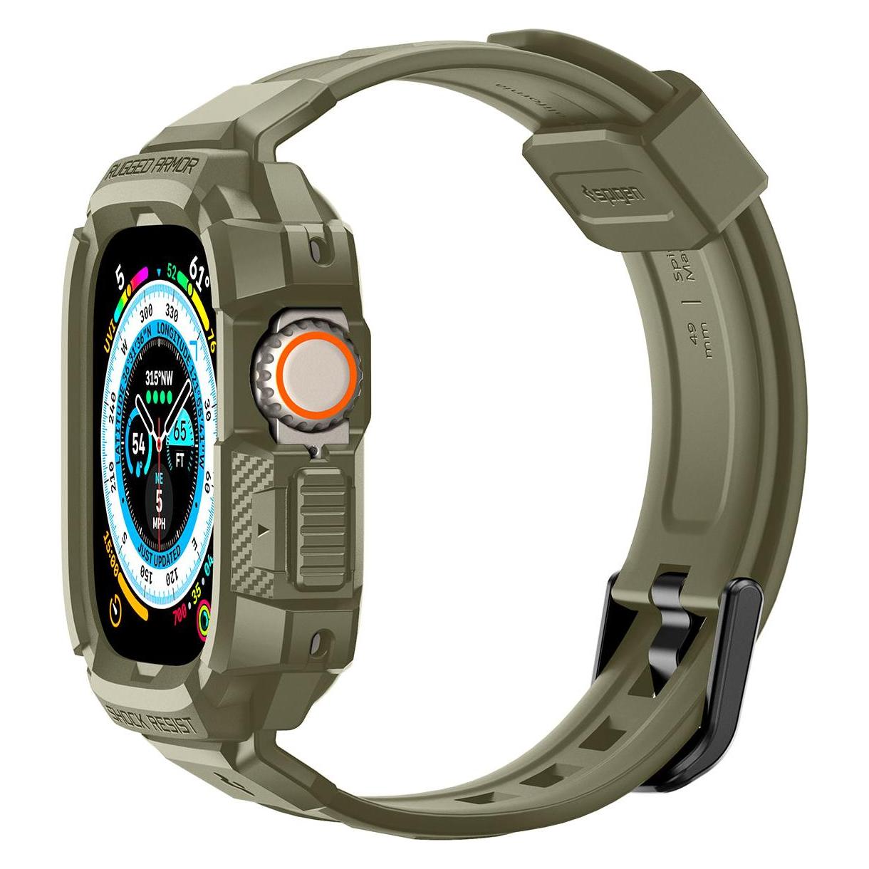 Spigen RUGGED ARMOR "PRO" Apple Watch ULTRA (49MM) VINTAGE KHAKI (22812-0)