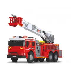 Dickie Toys SOS Fire Brigade Feuerwehrlöschzug mit Licht, Sound und Wasserspritze
