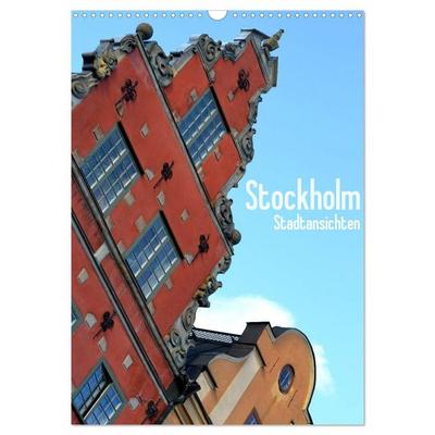Stockholm - Stadtansichten (Wandkalender 2026 DIN A3 hoch), CALVENDO Monatskalender