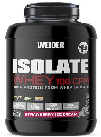 Weider Proteína Isolate Whey 100 CFM 2 kg Fresa .