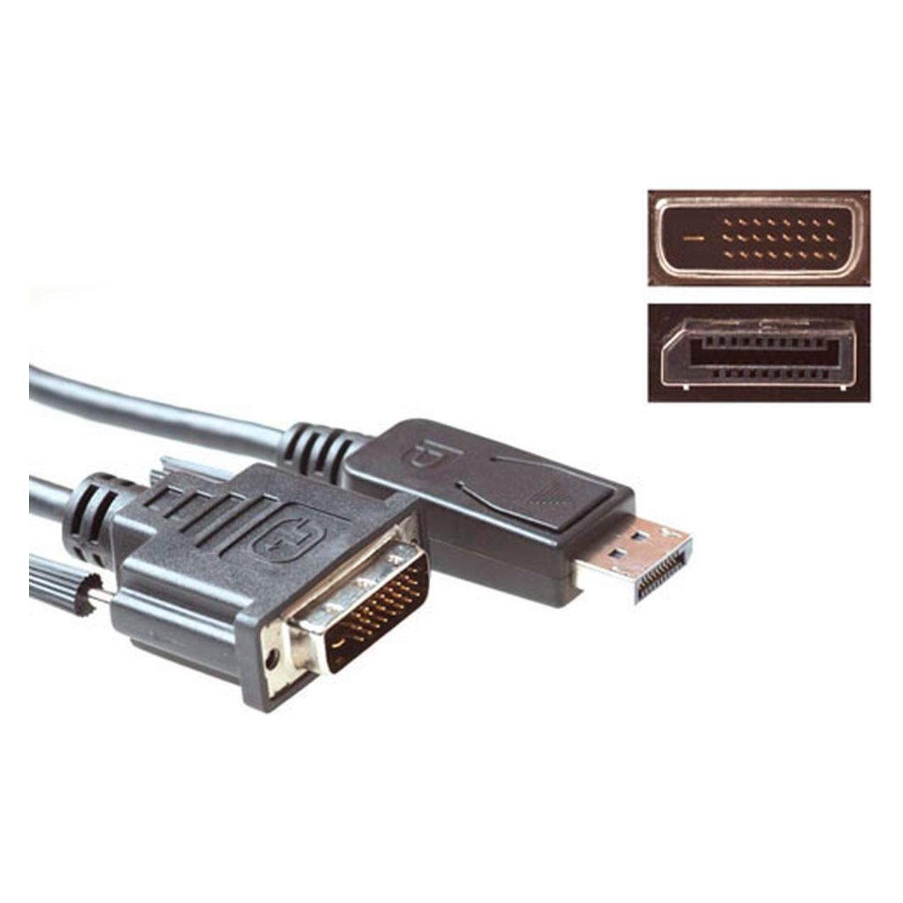 ACT Eminent 1.8m DisplayPort/DVI -D 1.8m DisplayPort DVI-D Schwarz (1.80 m) (AK3995)