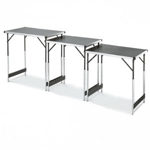 Böttcher-AG Tapeziertisch 95925015, klappbar, 100 x 60 cm, höhenverstellbar, 3 Stück