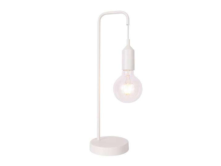 Tischleuchte Laren, Weiß, Metall, 13x46x15 cm, RoHS, Europäischer Sicherheitsstandard, einfach zu transportieren, Lampen & Leuchten, Innenbeleuchtung, Tischlampen, Tischlampen