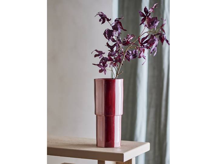 Vase Floki Ø 14cm Rot/Rot