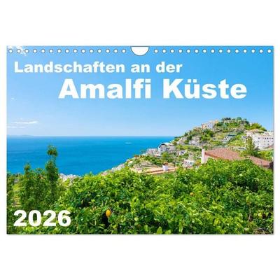 Landschaften an der Amalfi Küste (Wandkalender 2026 DIN A4 quer), CALVENDO Monatskalender