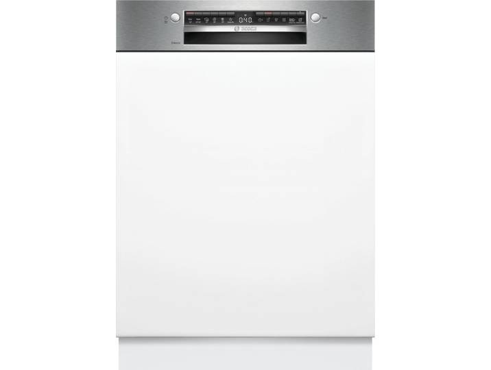 BOSCH teilintegrierbarer Geschirrspüler Serie 4 SMI4HTS14E, 13 Maßgedecke, Flexible Einstellung im Ober- und Unterkorb für mehr Platz
