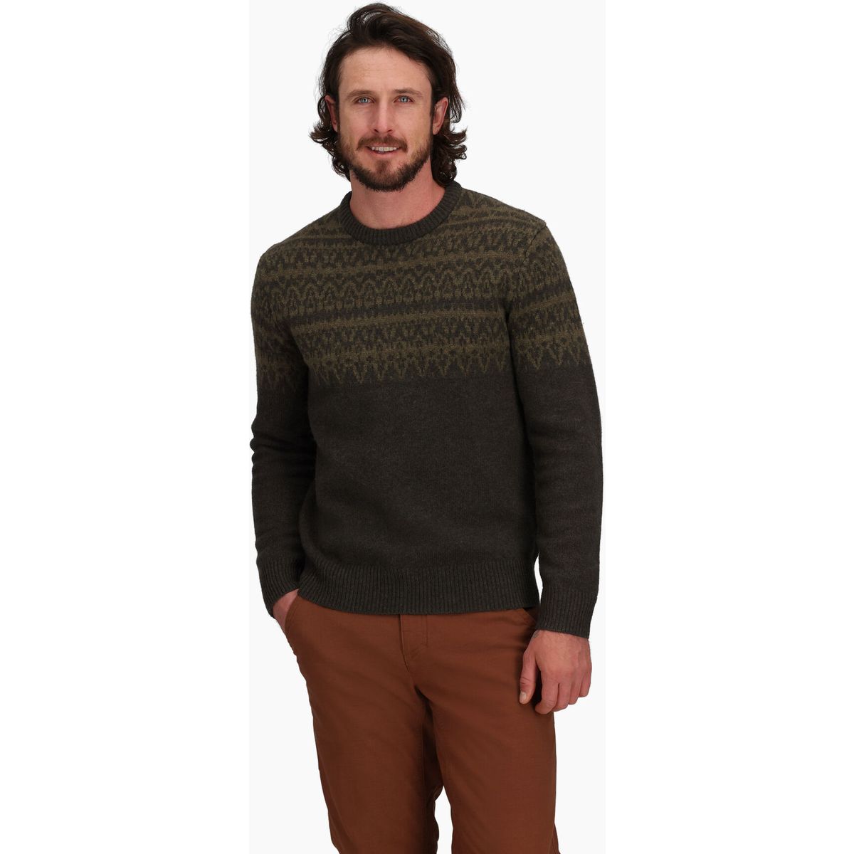 Royal Robbins Arch Rock Crew Long Sleeve black olive lassen pt (314) L Y12600129314L