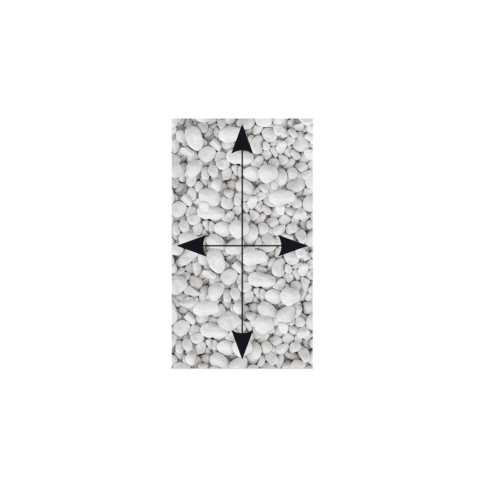 TETZNERJENT VETRO Glasscheibe KIESEL 20-120 x 90-180 cm Anfertigung 16971313