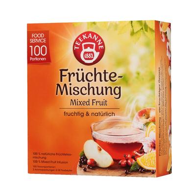 Teekanne Früchtetee Früchte-Genuss Food Service 100 Teebeutel (200 g)