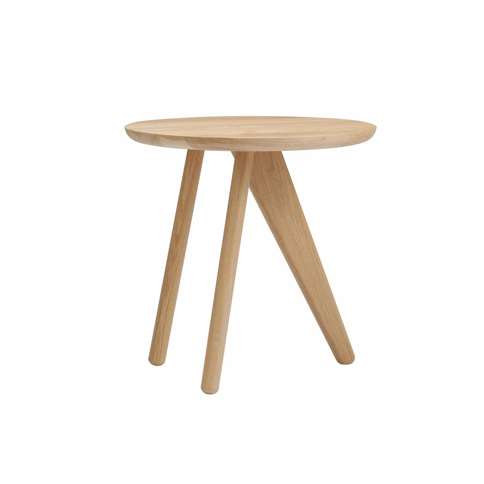 NORR11 Fin bijzettafel Natural oak Ø40 cm