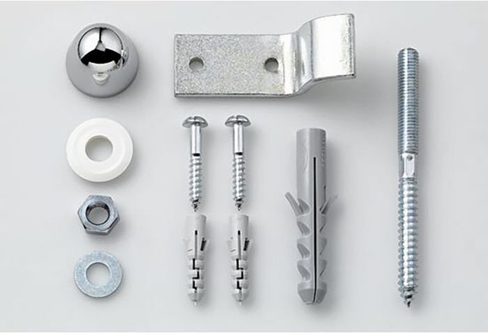LAUFEN Montagezubehör H8998000000631 chrom, für Urinaltrennwand