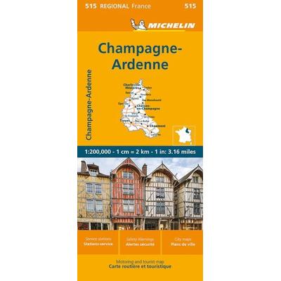 Michelin Champagne Ardennen, Karte von , Michelin, 978-2-06-725867-9