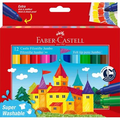 Faber-Castell Filzstifte Jumbo Super Washable 12 Stück