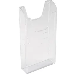 Exacompta Wandprospekthalter 62258D A6 hoch 1Fach transparent