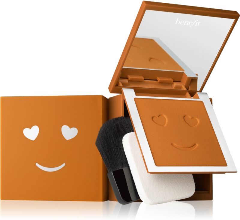Benefit Hello Happy Velvet Powder Foundation fond de teint compact poudré teinte 10 Deep Warm 7 g