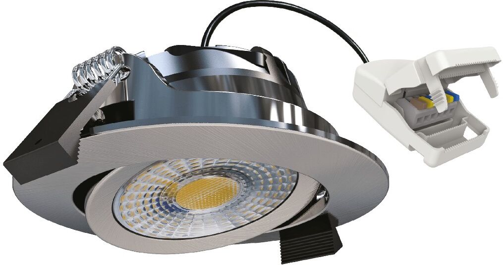 KS Verlichting Liv Inbouwspot Brushed Aluminium