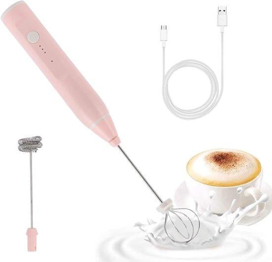Mumusuki Elektrische Melkopschuimer Garde - Oplaadbaar - Roze