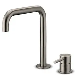 JEE-O Slimline Stand 2-Loch Waschtischarmatur, niedrig, dark steel, 800-1769 800-1769