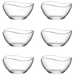 LAV 6tlg Glasschalen 215 ml Vira Schalen Glasschale