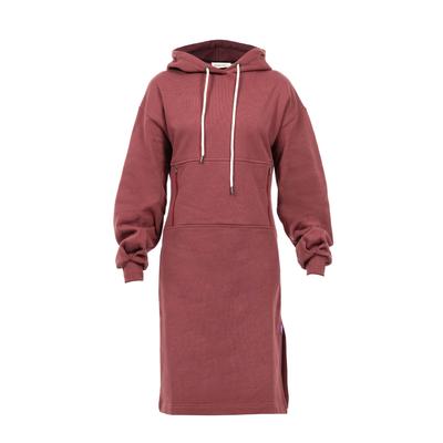 Sweatkleid SURI FREY "Sweatkleid SFY Freyday", Damen, Gr. XS, EURO, rot (rosenholz 650), Obermaterial: 100% Baumwolle CO., Kleider Sweatkleid