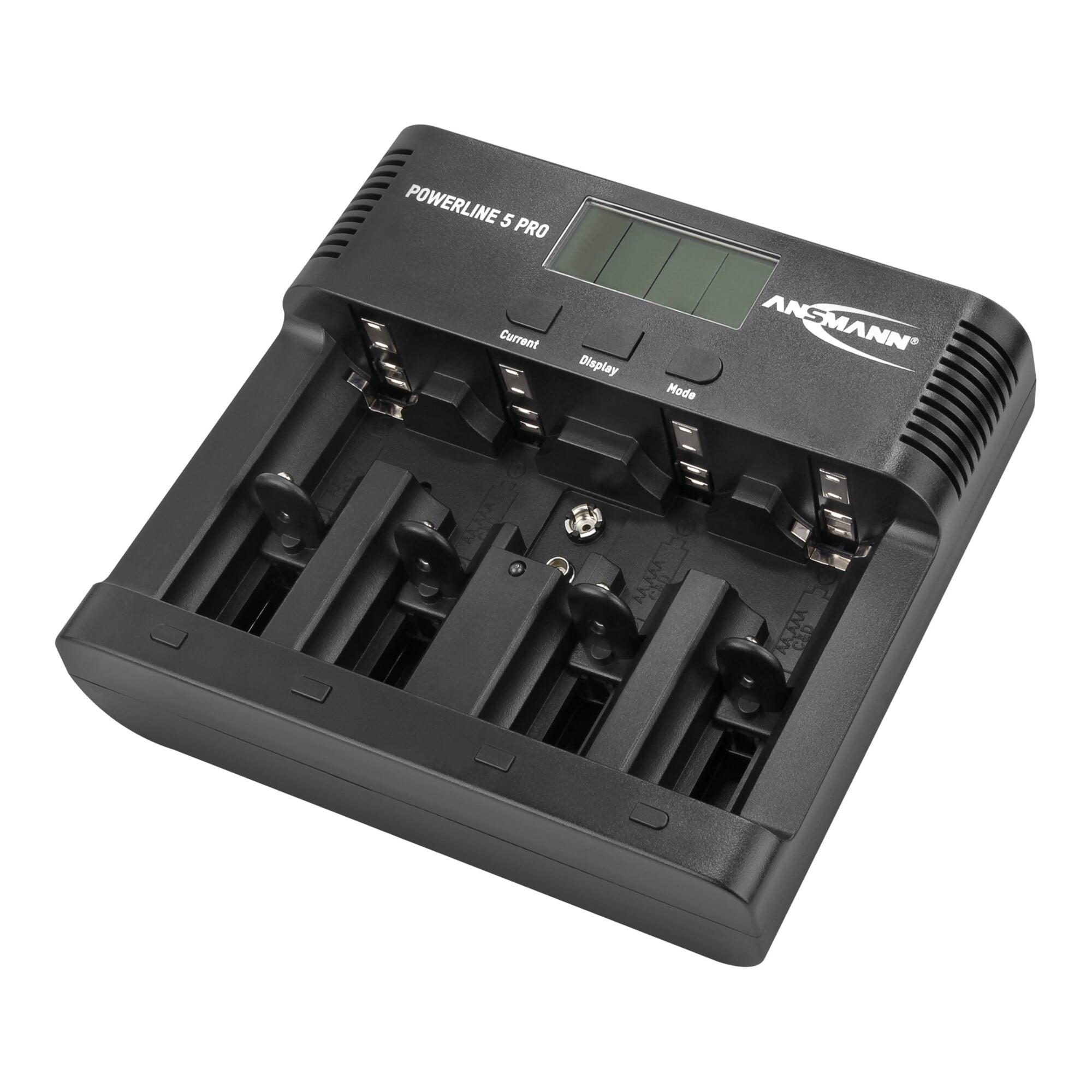 ANSMANN Tisch-Ladegerät Powerline 5 Pro 1001-0018)
