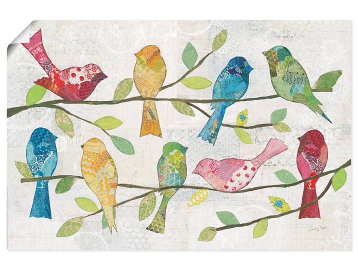Wandbild ARTLAND Catching Up VI , farbe bild(er): farbig, B:30cm H:20cm, Papier, Bilder, Wandbild, als Alubild, Leinwandbild, Poster, Wandaufkleber in verschied. Grössen