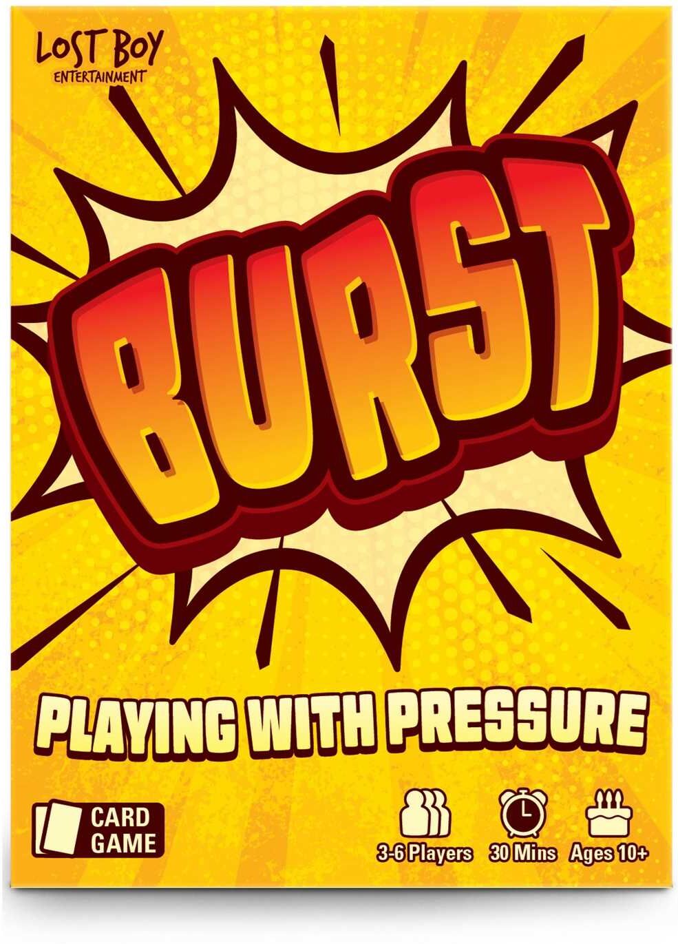Burst Compact Card Game of Risk, Tactics and Timing by The Lost Boy Entertainment