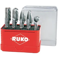 Ruko, Fräser, Hartmetall Frässtifte Satz