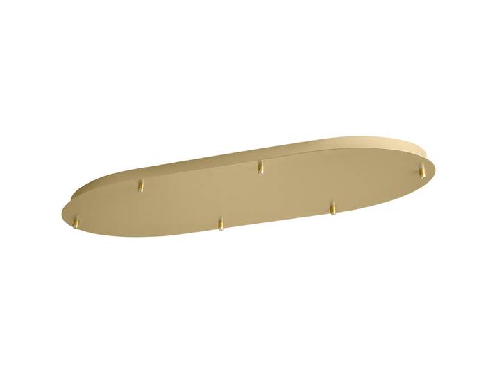 Giberti Luce Desinger-Baldachin Rosone Metall gold B 95 cm, 6-flammig - Baldachin