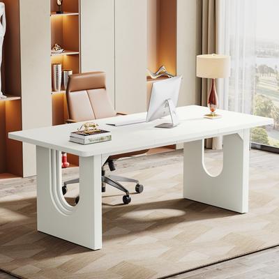 YUZHOU "Modern Office Executive Desk, 70.9"" Large Computer Desk Conference Table for Meeting"