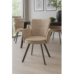 möbel direkt online Armlehnstuhl (2Stück) Linda beige