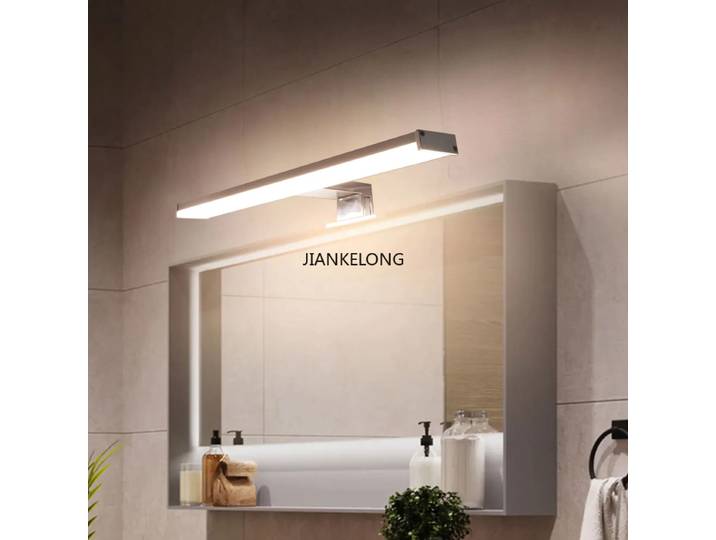 JIANKELONG Alpinaluz Applique Murale de Salle de Bain pour Miroir LED 10W 40cm, Design Fin IP44 en Aluminium avec Lumière Blanche Neutre 4000K