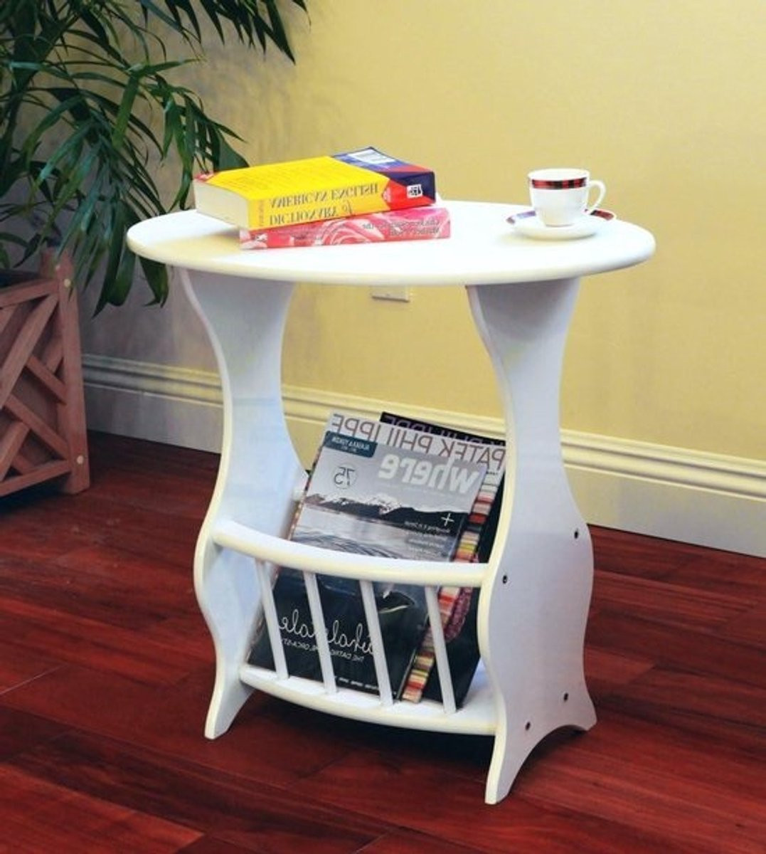 Moderne Salontafel met Opbergruimte voor Tijdschriften en Decoratie