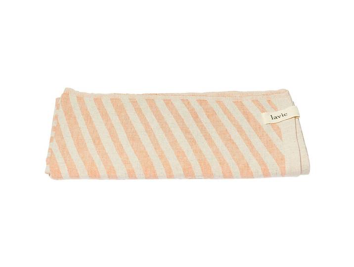 Lavie Hamamtuch 135x180 sweet potato - Farbe: orange - Material: 70% Baumwolle / 30% Leinen - 1456