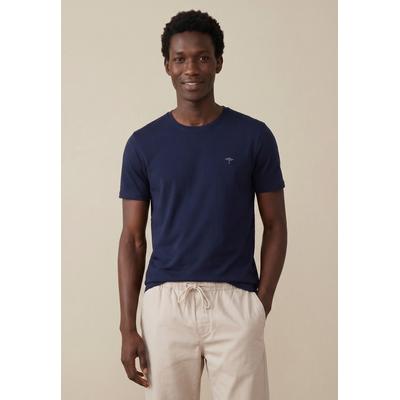 FYNCH-HATTON "FYNCH-HATTON Basic T-Shirt" Sommershirt in unifarben, mit Logostickerei