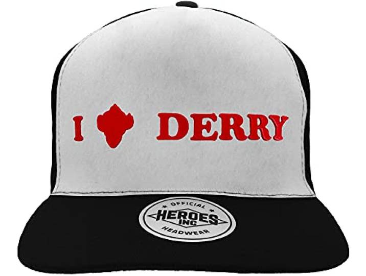 Fashion UK it-Snapback Cap-i Heart Derry muts, wit, eenheidsmaat voor heren