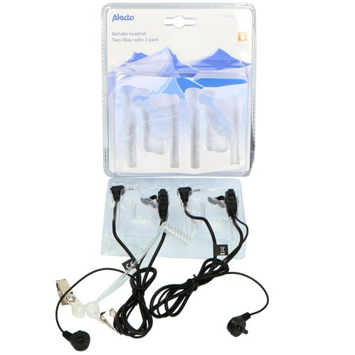 Alecto FRH-10 DUO Walkie Talkie Headset 2er-Pack