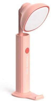 United Compact Folding Desk Lamp USB Rechargeable Student Night Light 1 Red