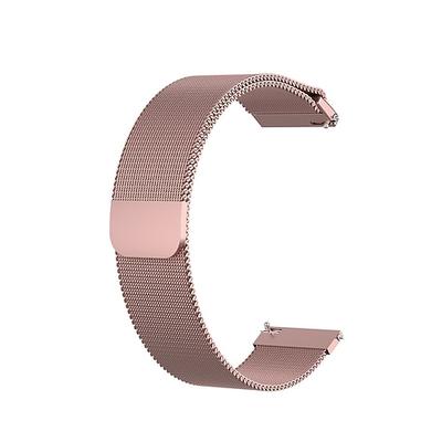 Uhrenarmband für Garmin Forerunner 255S Music Veranstaltungsort 2S Vivoactive 4S VivoMove 3S Edelstahl Ersatz Gurt 18mm Verstellbar Milanaise Armband Armband