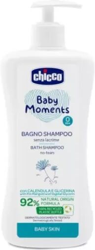 Chicco Baby Moments Gel de Ducha Cuerpo y Cabello 500ml