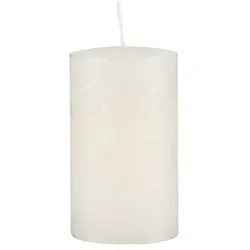 Kopschitz Kerzen Kopschitz durchgefärbte Rustica Kerze, Stumpenkerzen Champagner, 10 x 6 cm, 1 Stück, rußarm, tropffrei