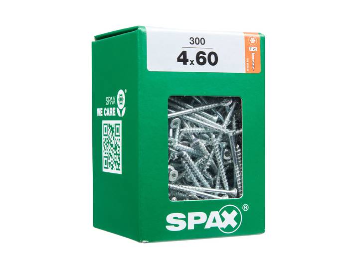 Spax TRX Senkkopf-Holzschraube 4 × 60 mm 300 Stück