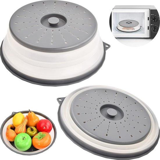 Famanu Magnetische Afdekkingen voor Magnetrons, 2 stuks, Inklapbaar met Haakjes