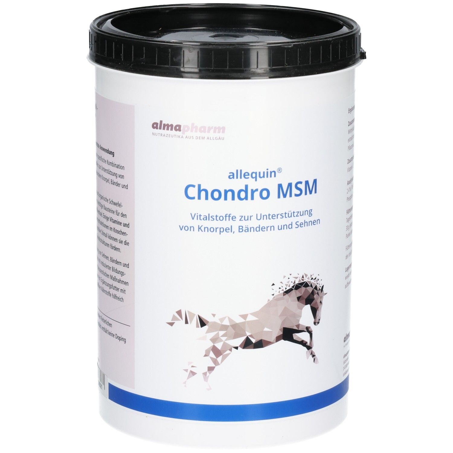 Allequin Chondro MSM Ergänzungsfuttermittel für Pferde 1000 g Pulver