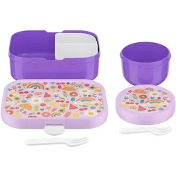 Mepal Campus (2025) Obst- und Bentobox, Lunchbox, Violett